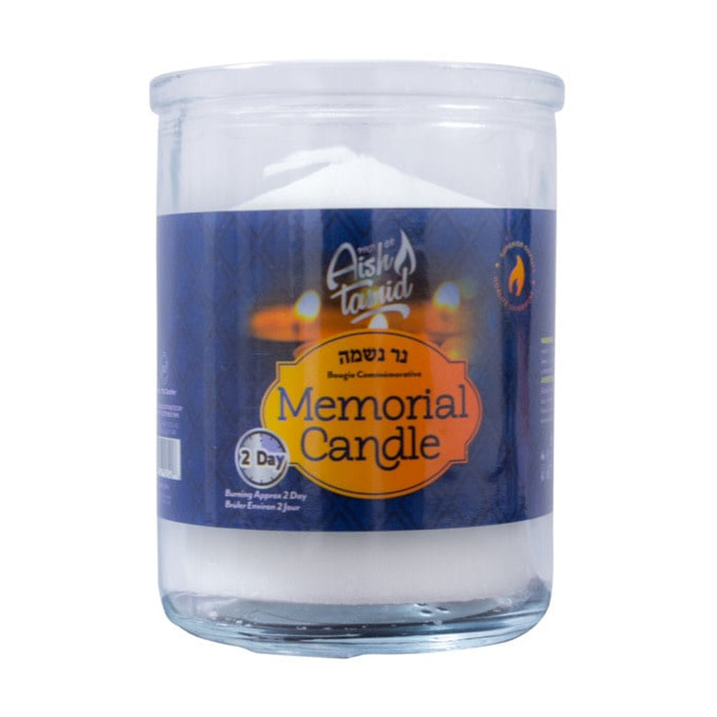 2-Day Memorial or Yom Tov Candle