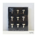 Chanukah Candle Drip Cups, 9-Pieces