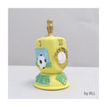 Dreidel with Stand, Yellow Sports Design