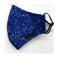 Kids' Size Mask, Blue Aleph Bet