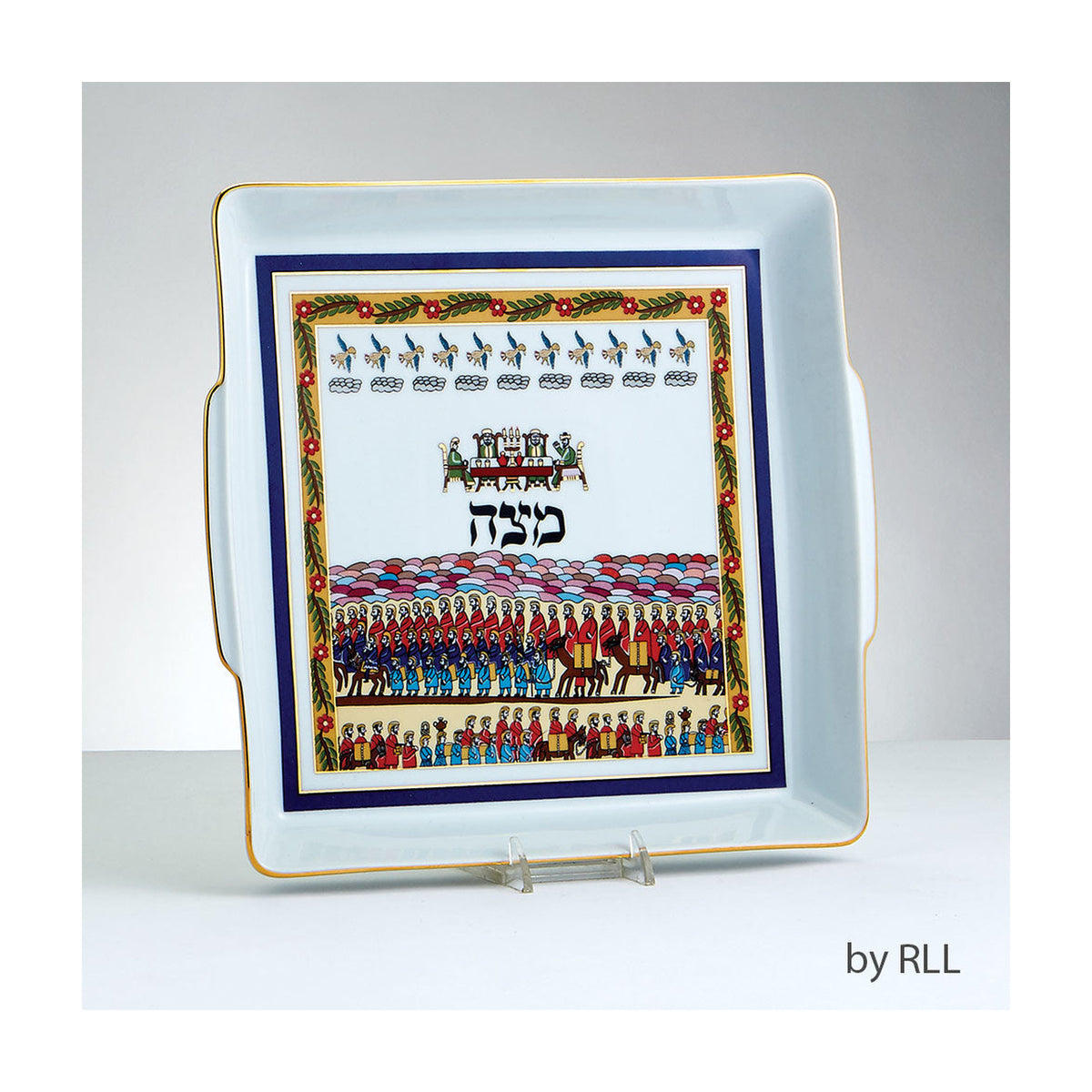 Matzah Tray, Porcelain