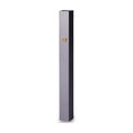 Aluminum Mezuzah, Dark Grey, 12cm