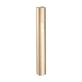 Sandblasted Aluminum Mezuzah, Gold, 12cm