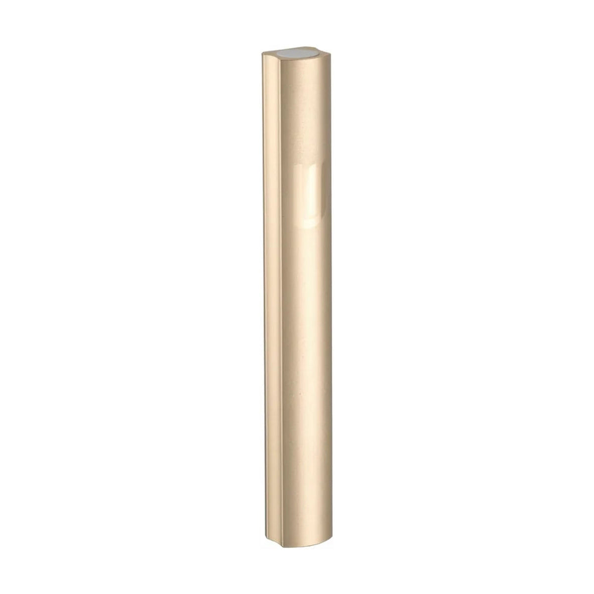 Sandblasted Aluminum Mezuzah, Gold, 12cm
