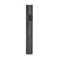 Sandblasted Aluminum Mezuzah, Black, 10cm