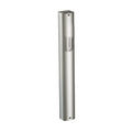 Sandblasted Aluminum Mezuzah, Grey, 15cm