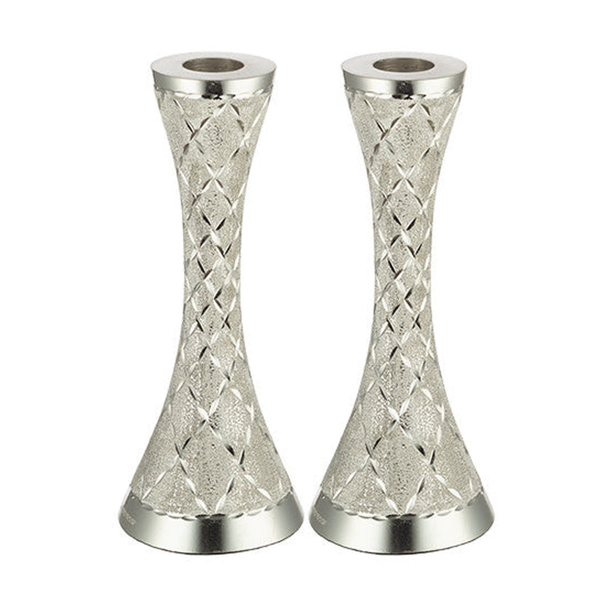 Sterling Coated Candlesticks