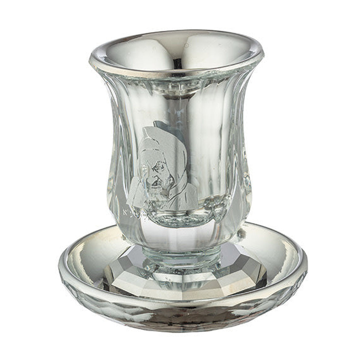 Crystal Kiddush Cup Set