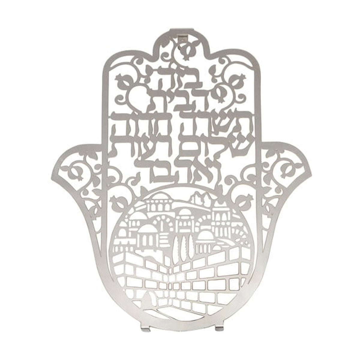Metal Hamsa with Home Blessing