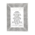 Glass & Mirror English Blessing of the Home