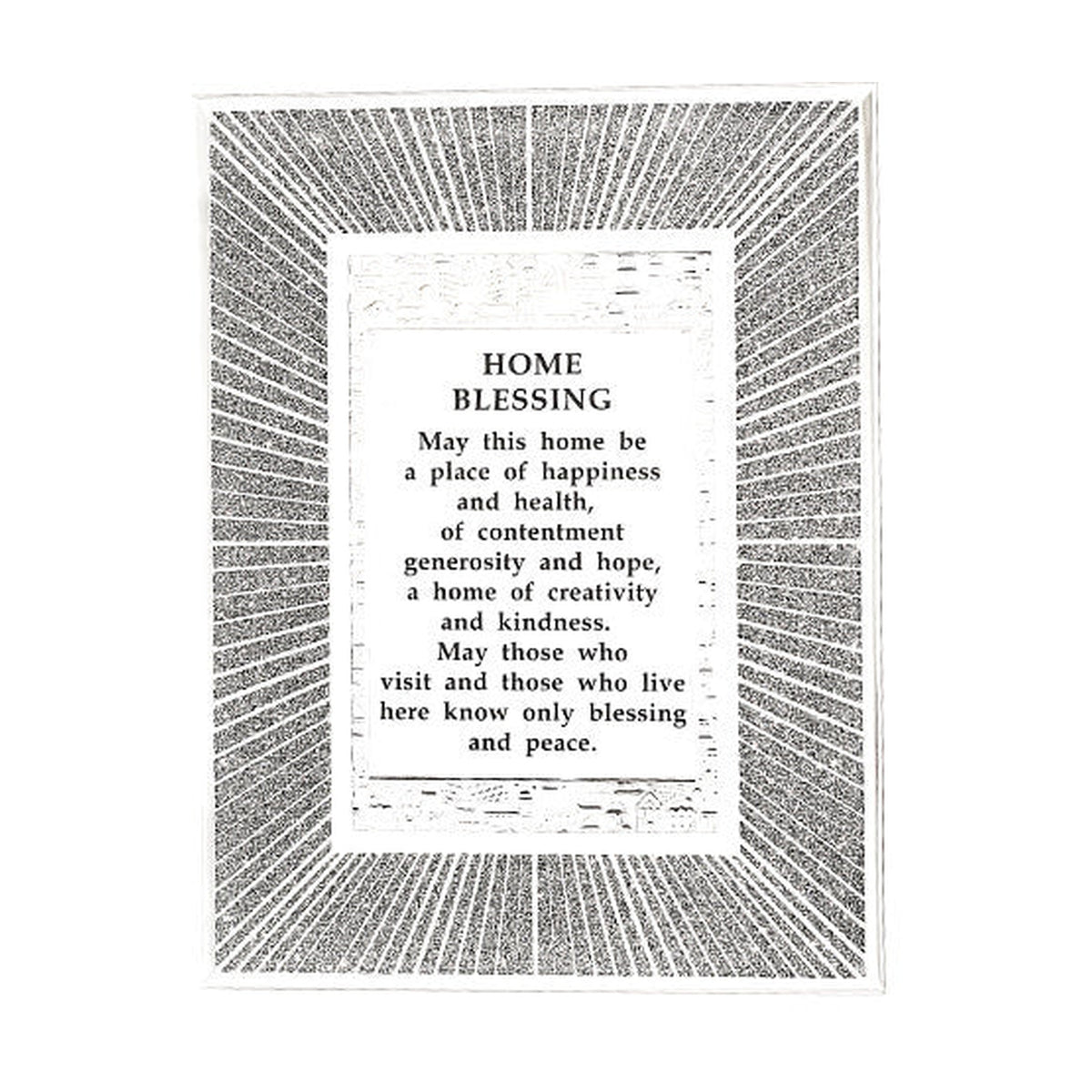 Glass & Mirror English Blessing of the Home