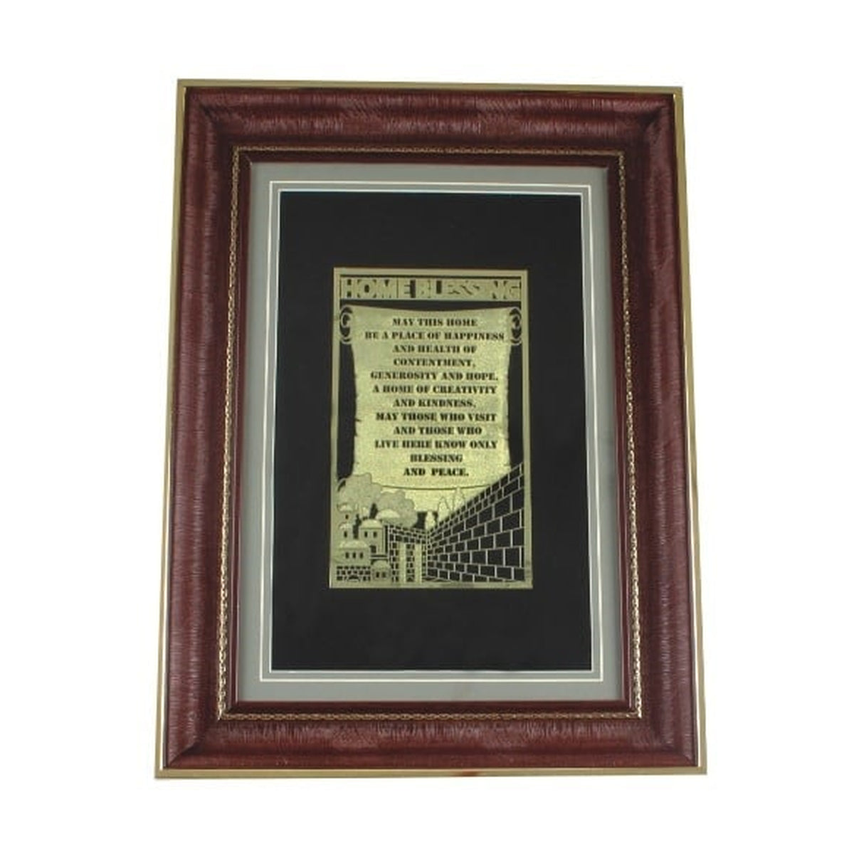 Framed English Blessing for the Home