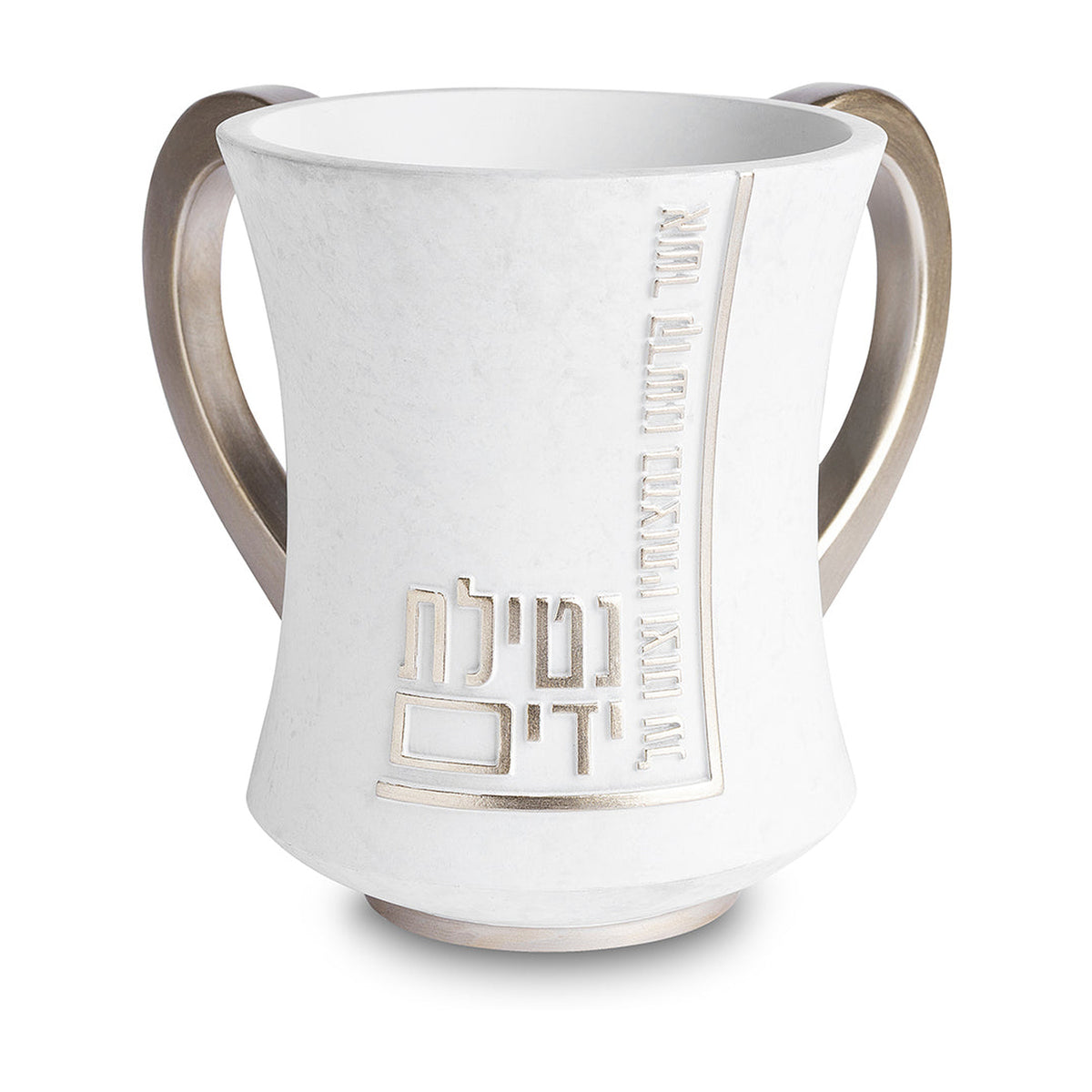 White Polyresin Washing Cup