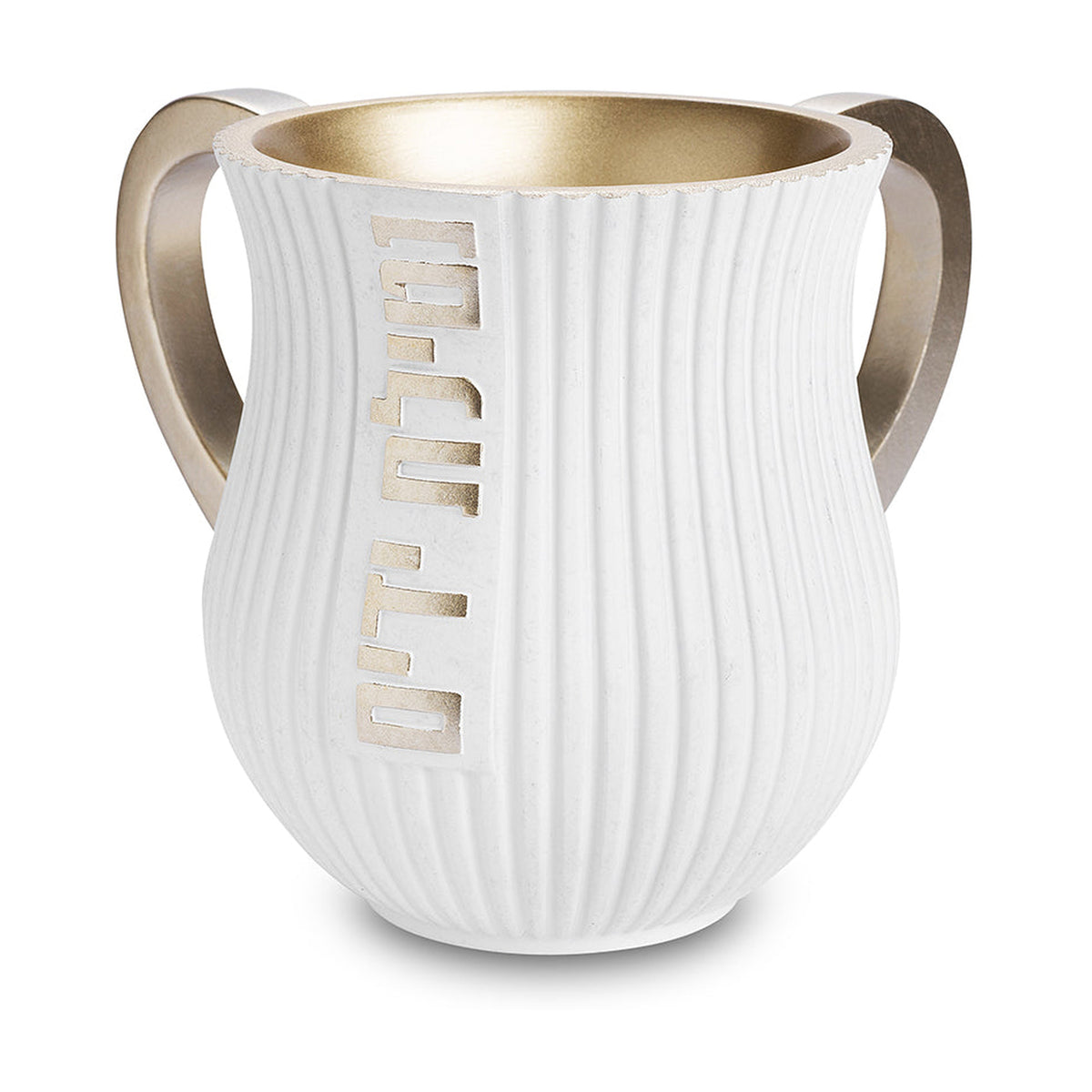 White Polyresin Washing Cup