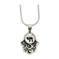Hamsa Chai Necklace