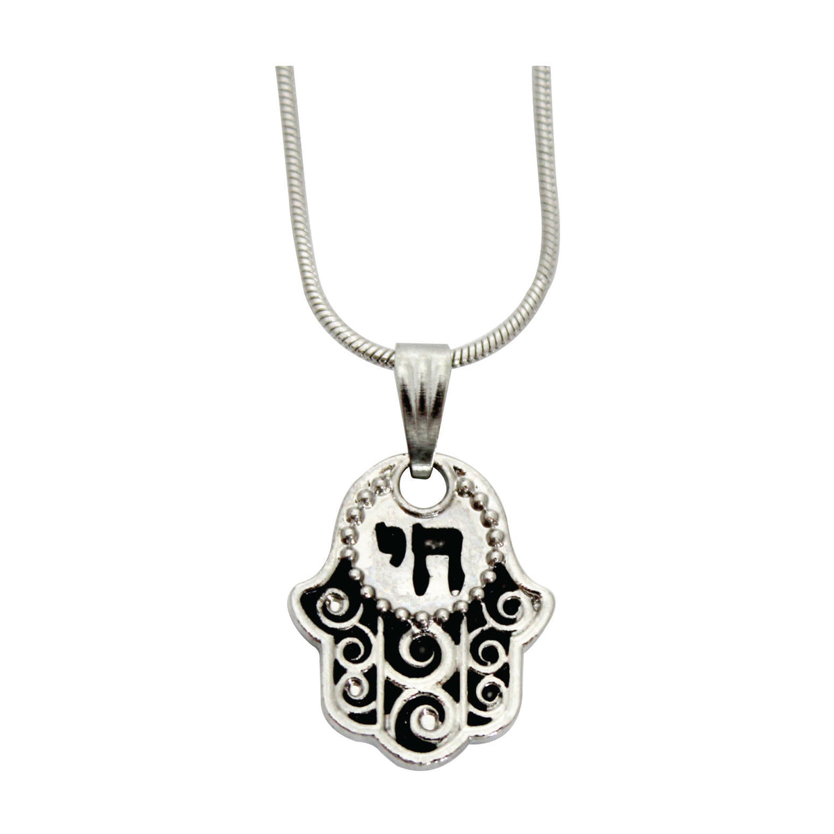Hamsa Chai Necklace