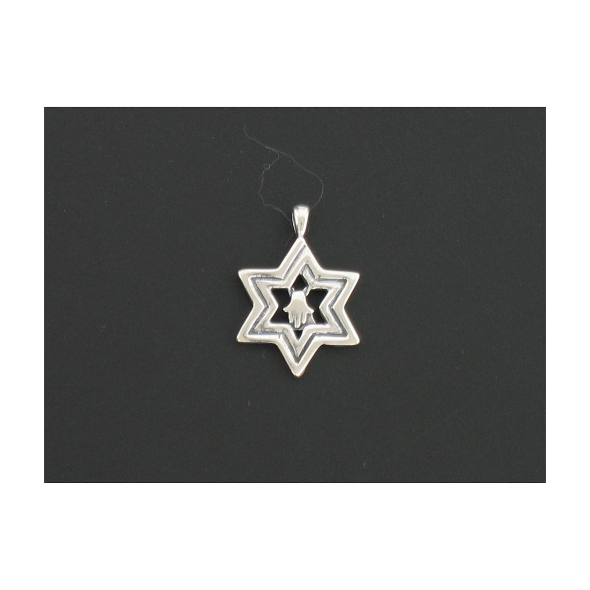 Magen David & Hamsa Pendant