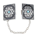 Tallit clips ,Star of David