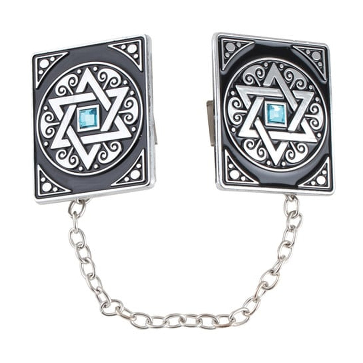 Tallit clips ,Star of David