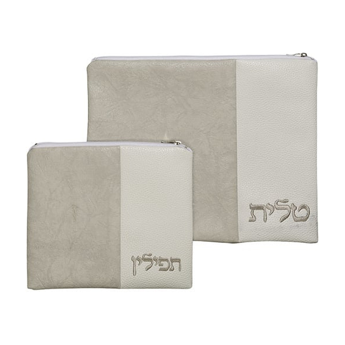 Leatherette Tallit and Tefillin Bag Set, Pink
