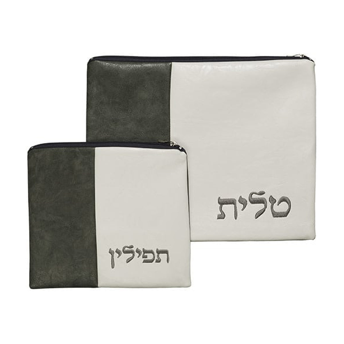Leatherette Tallit and Tefillin Bag Set