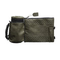 Olive green  LeatheretteThermal Tefillin & Tallit Container