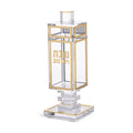 Acrylic Match Holder Stand with Gold Trim