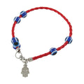 Red String Hamsa Bracelet with Red String Hamsa Bracelet with Eye Beads