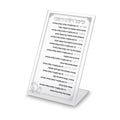 Lucite Rosh Hashana Simanim on Stand