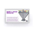 Build-A-Brick LEGO-Style Menorah