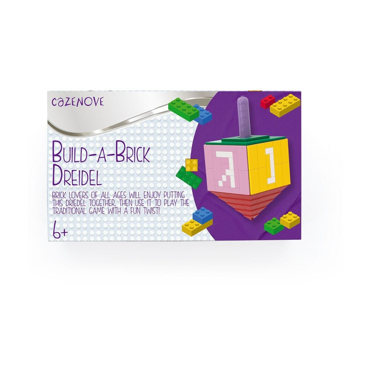 Build-A-Brick LEGO-Style Dreidel