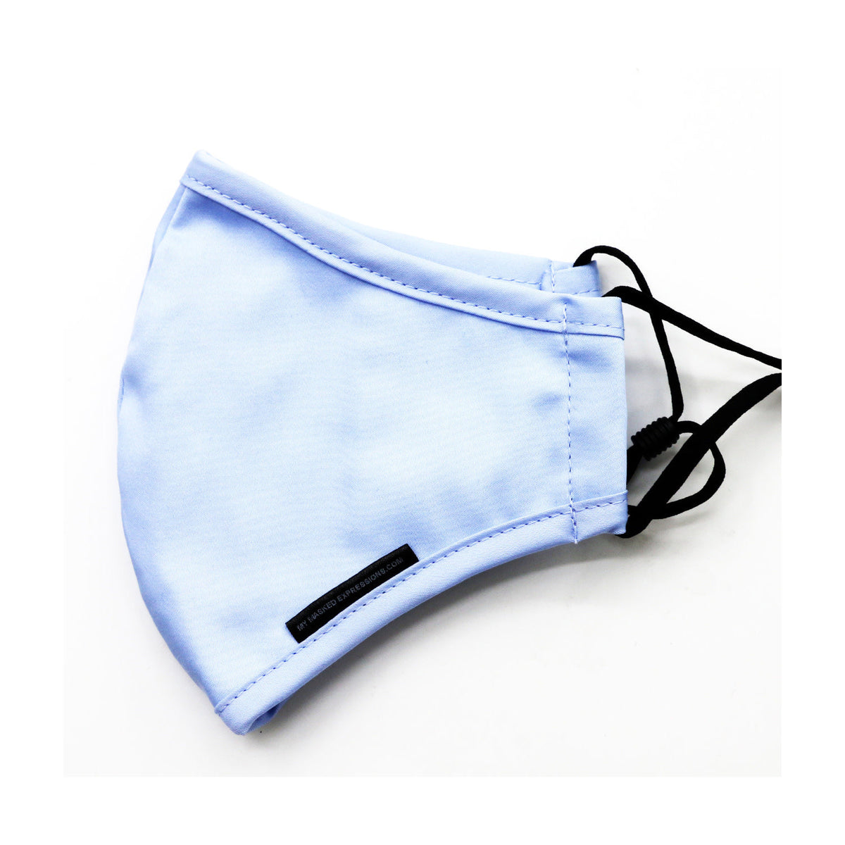 Kids' Size Mask, Baby Blue Cotton