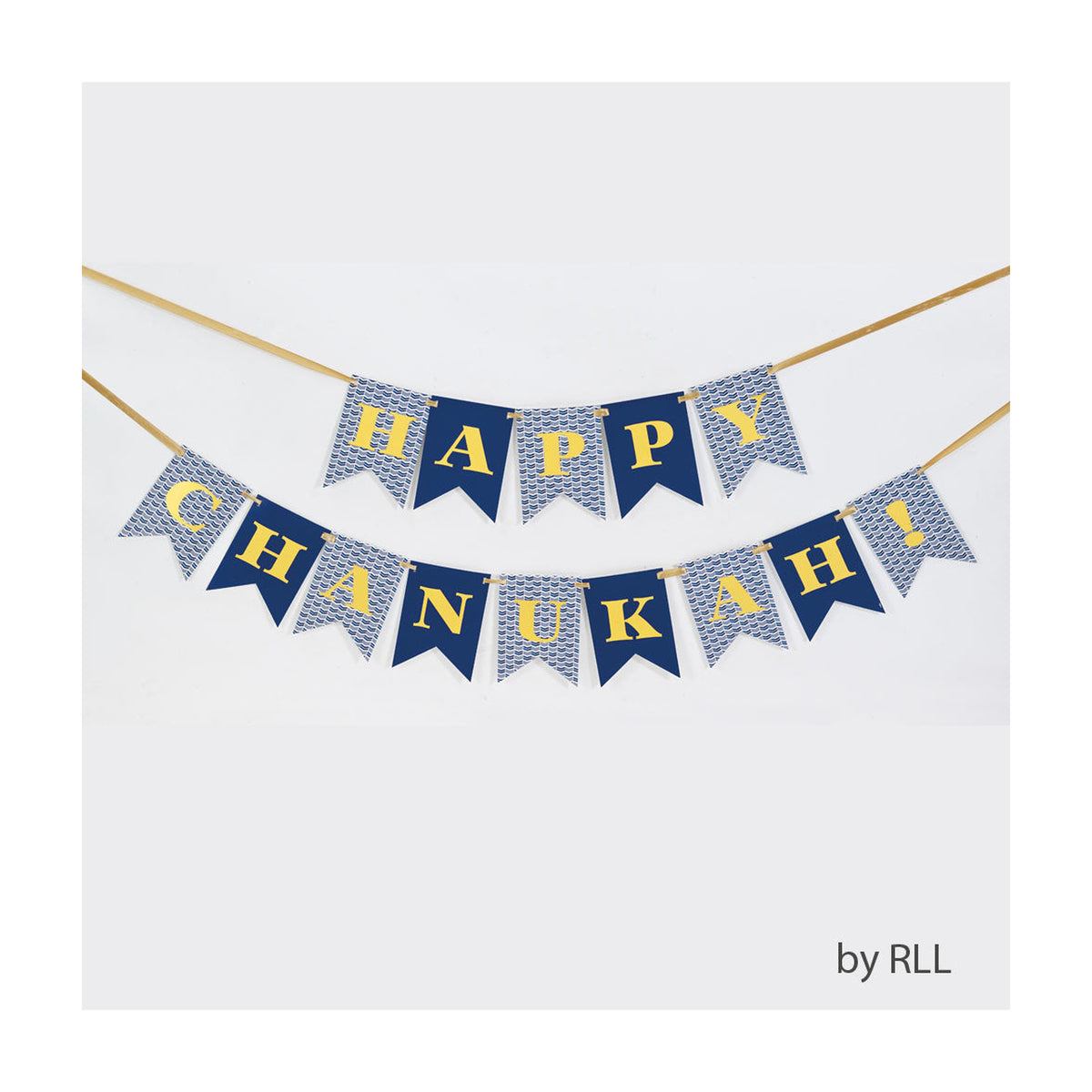 "Happy Chanukah!" Flag Banner