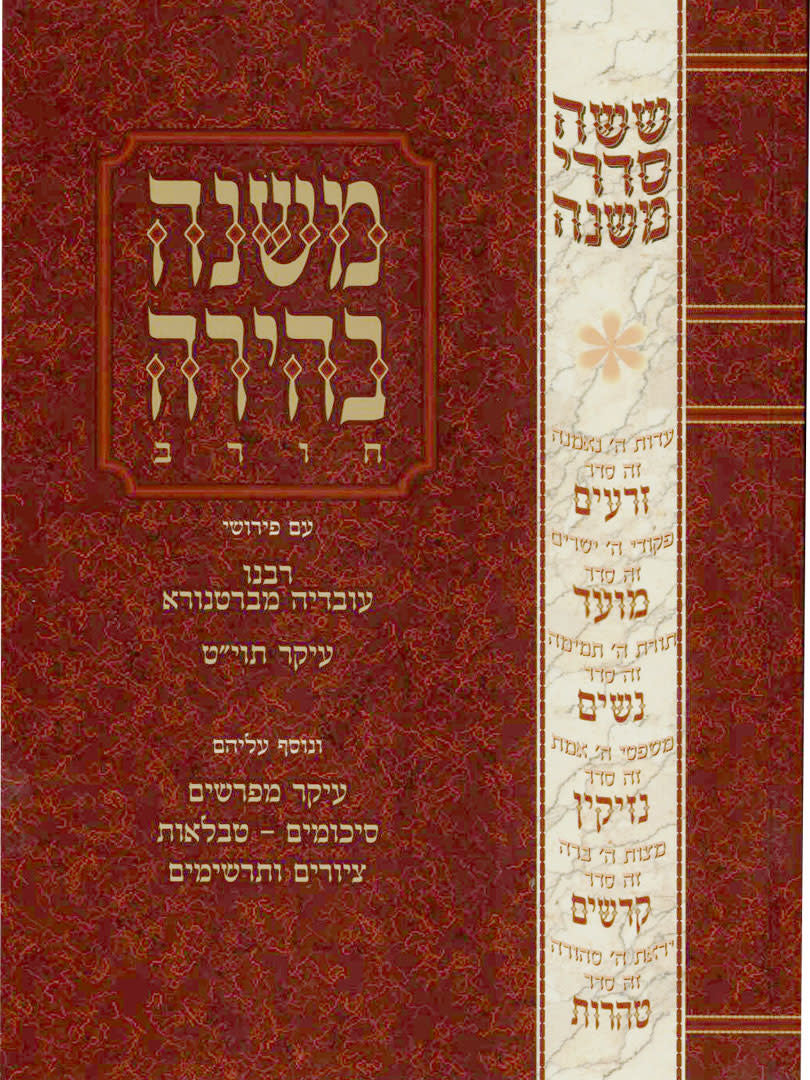 Mishnah Behira: Bava Kamma