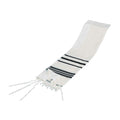 Tallit, Wool, Black Stripes Size 45 (42'' x 64'') Ashkenazi Meyuchad (Machine Made)