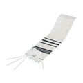 Tallit, Wool, Black Stripes Size 70 (59'' x 78'') Ashkenazi Avodat Yad (Handmade) Thick Gauge