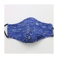Adult Size Mask, Blue Ripple