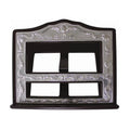 Shtender, Wood and Silver Plated 14" X 12"