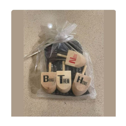 ''Bring Them Home - NOW!'' Dreidels, Set of 4