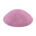 Pink Burlap Kippah