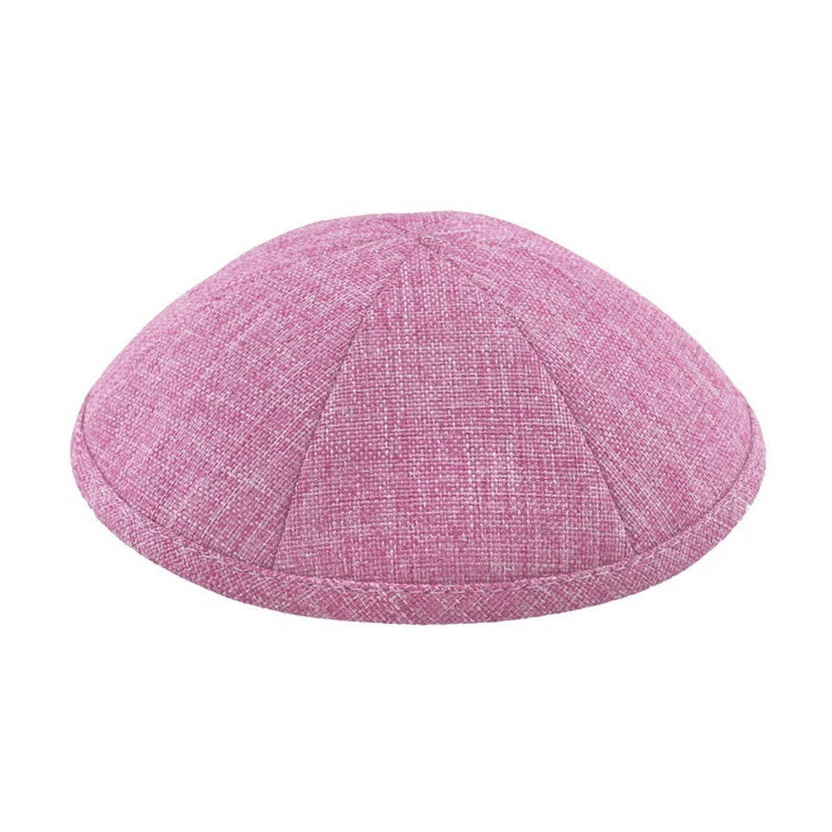 Pink Burlap Kippah