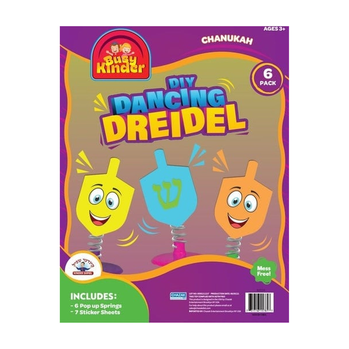DIY Dancing Dreidels