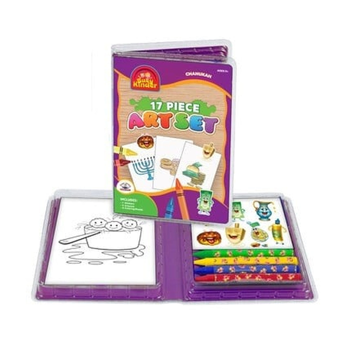 17-Piece Mini Chanukah Art Set