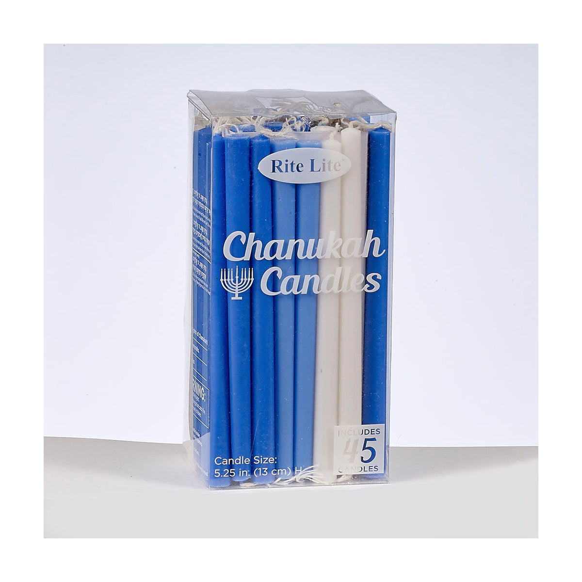 Deluxe Chanukah Candles-Assorted Blue/White