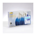 Shabbat Candles for a Cause - Tri-color Blue/White