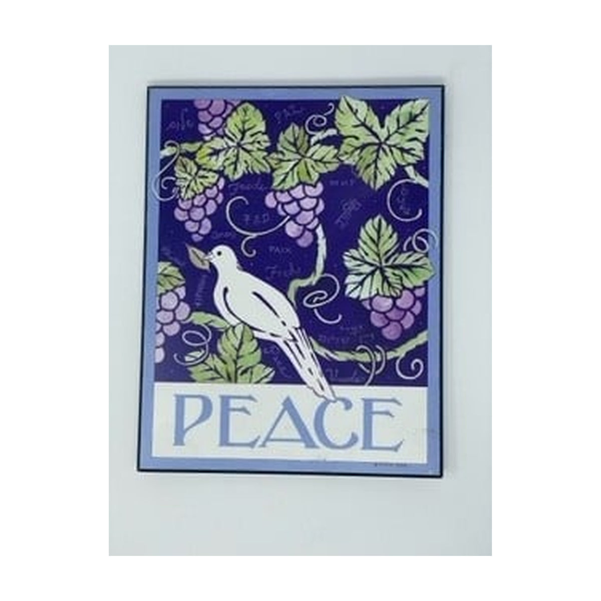 Wall Hanging with 'Shalom' & Doves