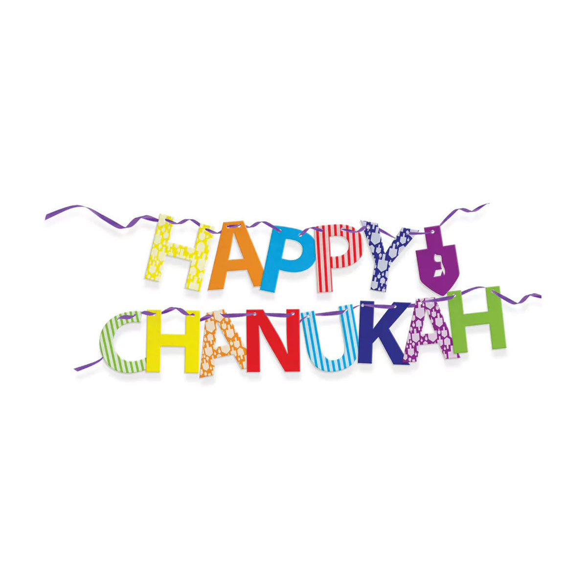'Happy Chanukah'' Felt Bunting