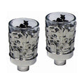 Jerusalem Design Neronim Candle Holders - Silver Plated - 2 Pack - 3"H