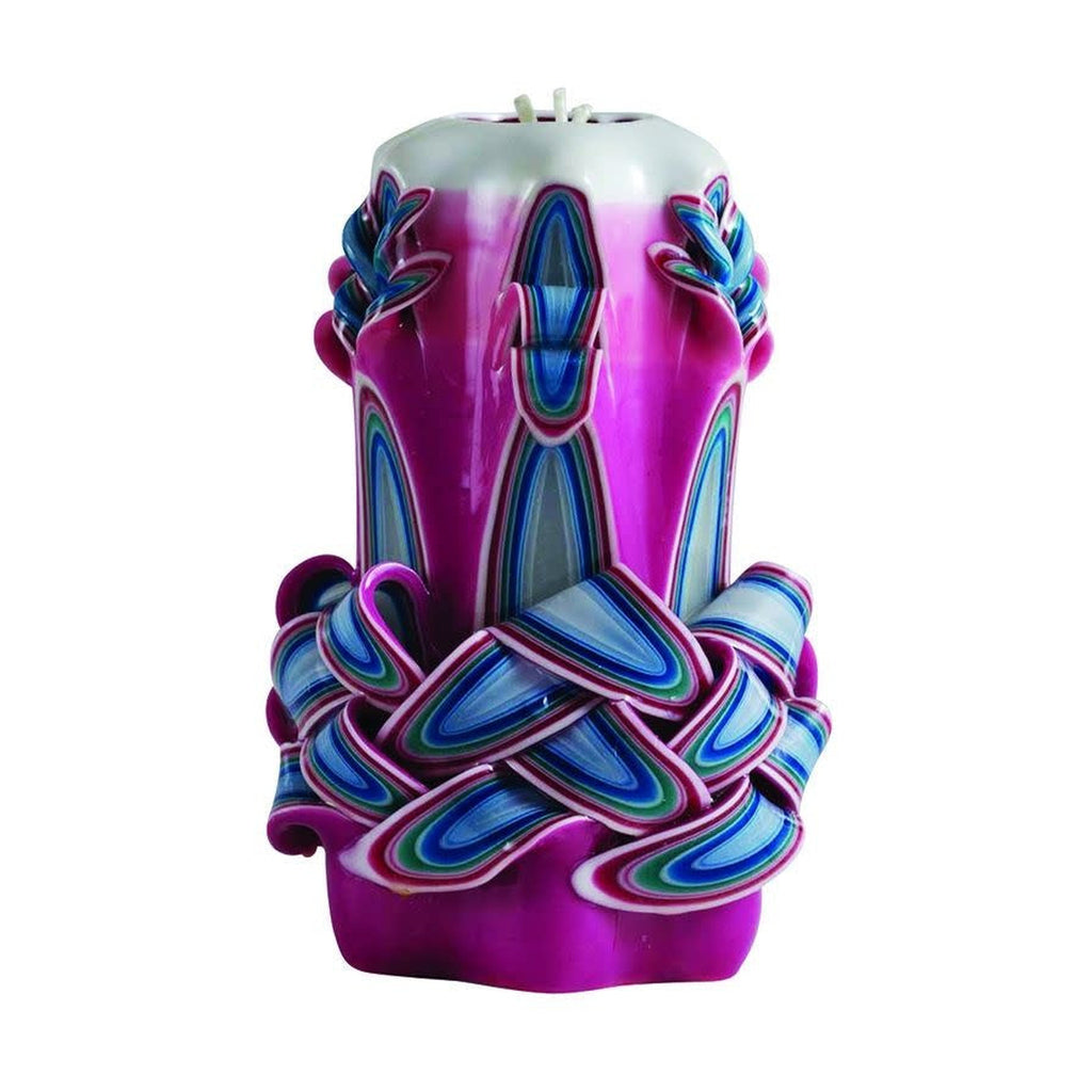 Carved Havdallah Candle, 4-Inch