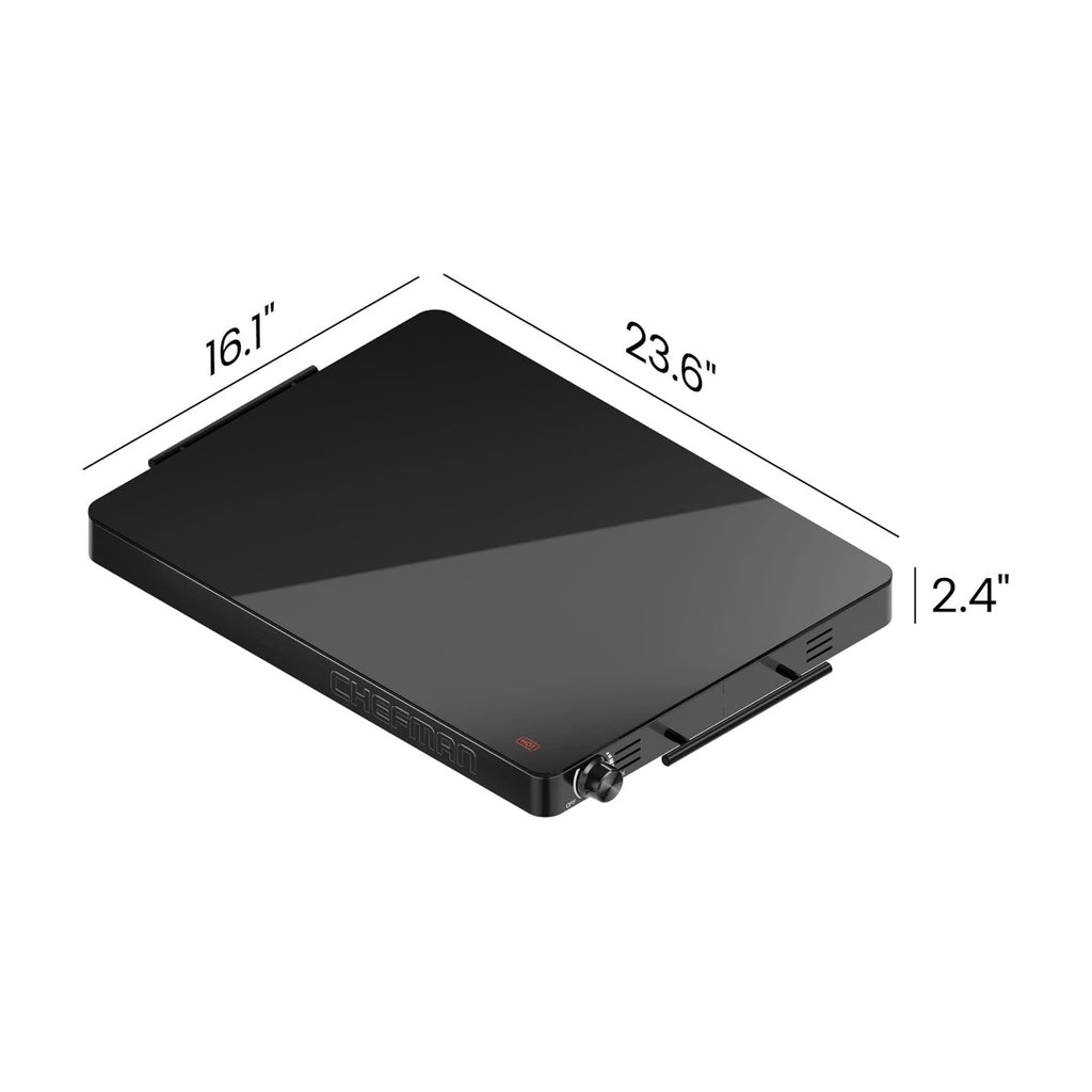 Glass-Top Warming Tray with Temperature Control